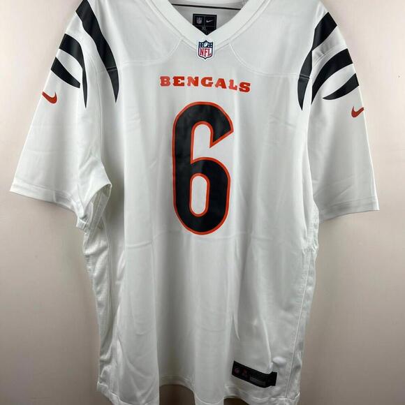 Nike Cincinnati Bengals CINCY KID #6 Away Jersey White XL NFL Mens 2025 - Picture 1 of 9